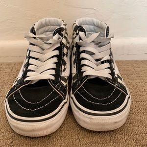 Vans Checkerboard Sk8 Mids Women’s 7
